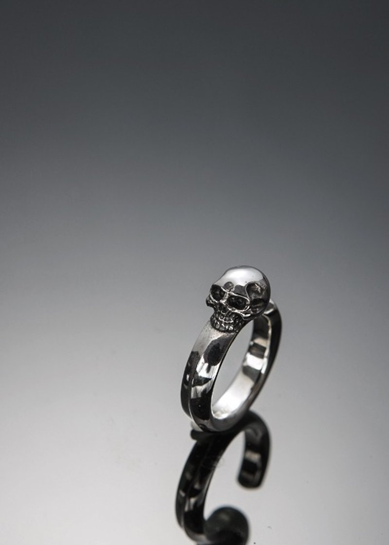 Simple Skull Ring | Standard Collection 簡約骷髏戒 - 戒指 - 其他金屬 銀色