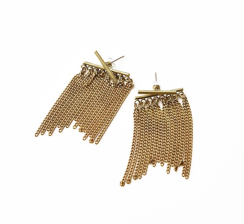 CP 137 - Earrings & Clip-ons - Other Metals Gold