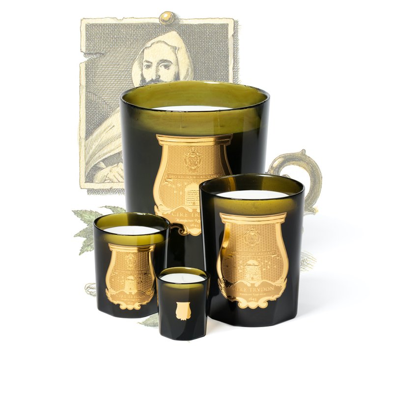 Cire Trudon 摩洛哥薄荷茶香氛蠟燭 - 香氛蠟燭/燭台 - 玻璃 卡其色