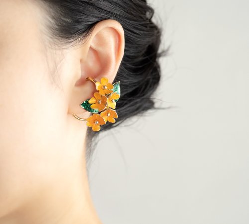 mame kurogouchi 金木犀モチーフ イヤーカフ イヤカフ ピアス