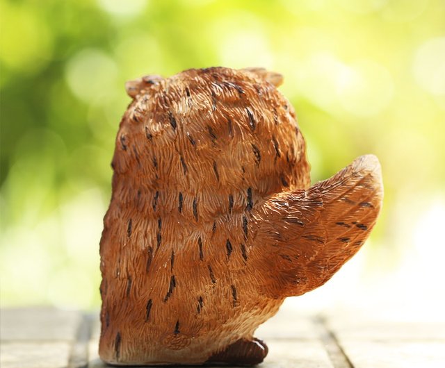 デバリエ mo04 みみずくの置物 ミミズク フクロウの置物 フクロウ