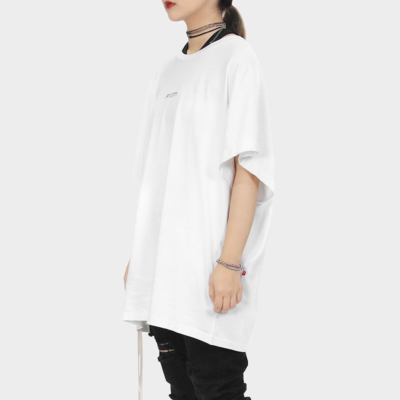 [ionism] pure cotton cut vest white - เสื้อกั๊กผู้ชาย - ผ้าฝ้าย/ผ้าลินิน ขาว