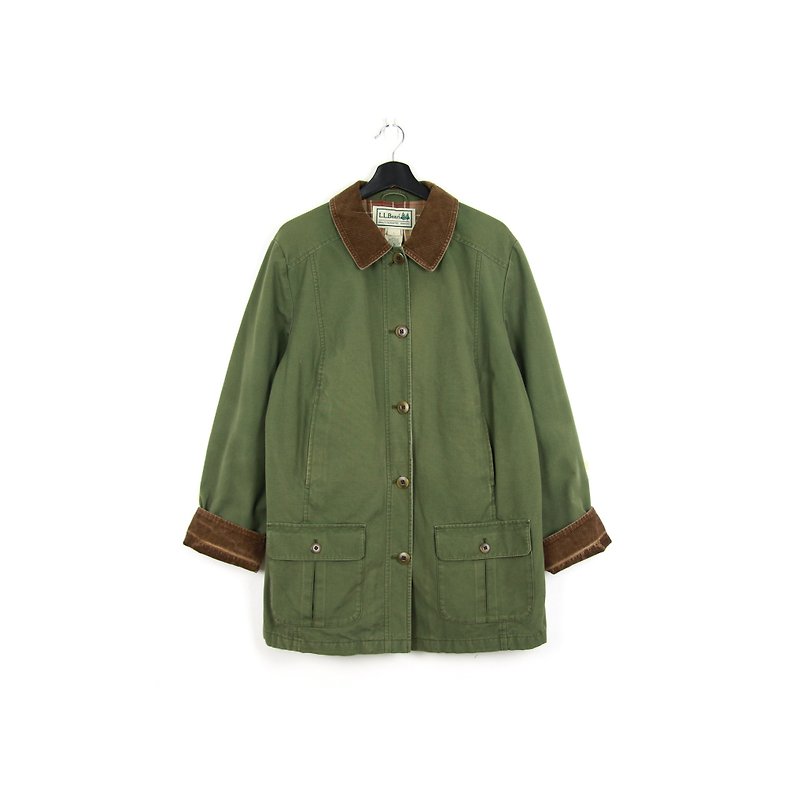 Back to Green:: LLBean Hunting Edition Washed Green // Hunting Jacket - เสื้อโค้ทผู้ชาย - ผ้าฝ้าย/ผ้าลินิน 