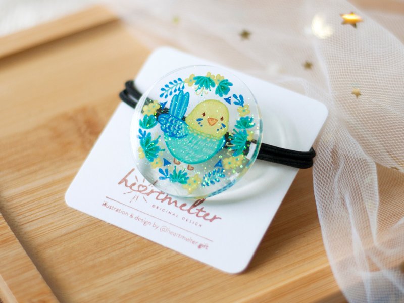 Original design bird parrot hair tie - Hair Accessories - Acrylic 