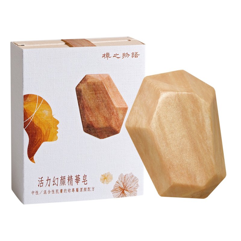 樟之物語  女性活力幻顏精華皂 (中/混合性膚質)105g - 臉部清潔/洗面乳/卸妝 - 其他材質 咖啡色