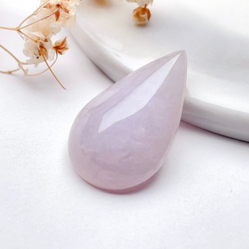 瓔珞珠寶盒 E.L.Jewelry Box 紫羅蘭翡翠水滴吊飾 | 天然緬甸玉翡翠A貨
