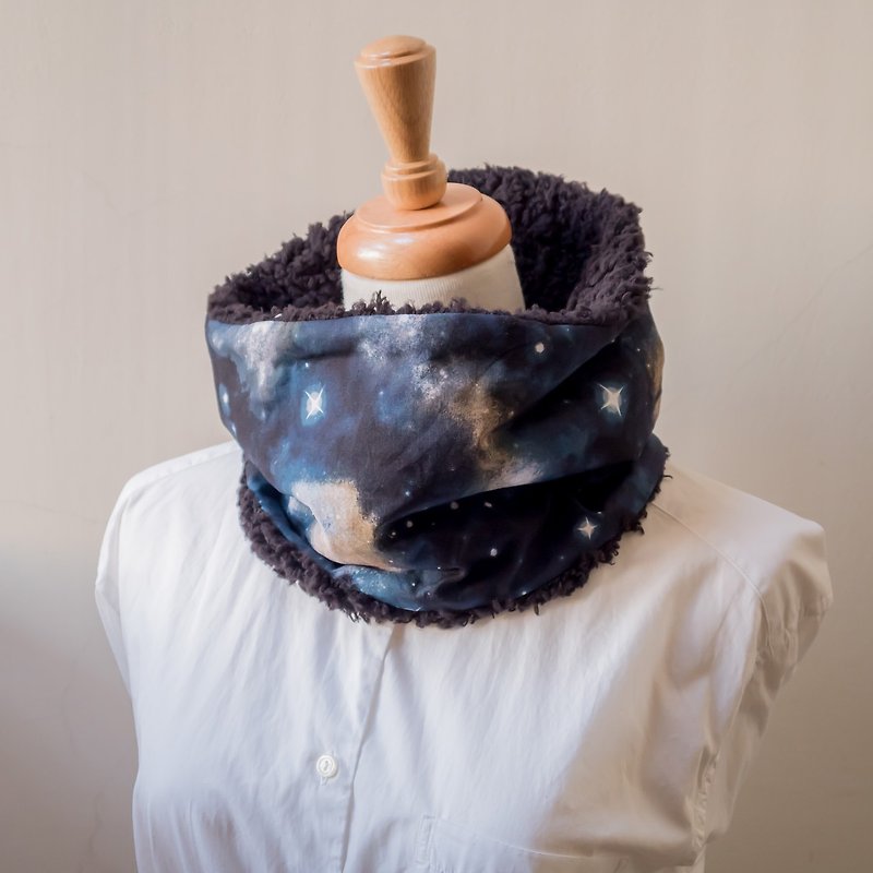 Billion light / neck / neck warm sets / scarves / winter limited / fat nest hand made - Scarves - Cotton & Hemp Black