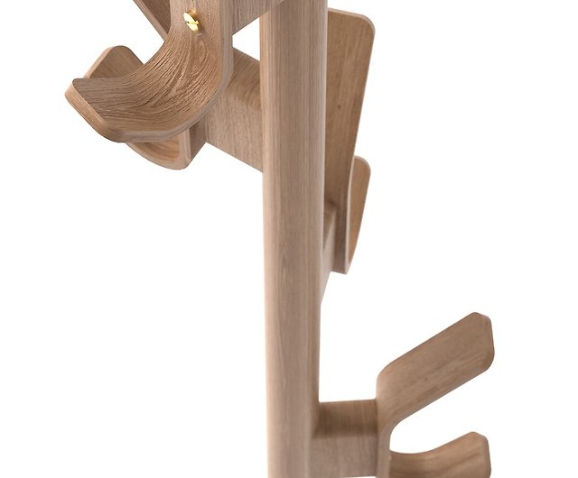 Wireworks - Right Hook Coat Stand - Oak
