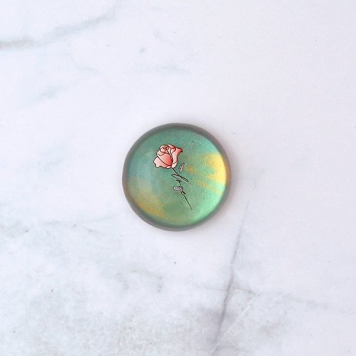 Pavo Jewelry & Art 藝術寶石皂 五月誕生石 愛情玫瑰花系列-祖母綠 Emerald