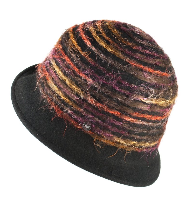 ITA BOTTEGA [Made in Italy] wool bell cap - Hats & Caps - Wool Orange