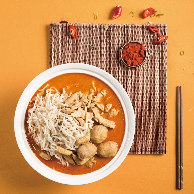 【Leofoo Palace】Classic Room Temperature | Nanyang Laksa Noodle Soup (1/3/6/10 Box) - Mixes & Ready Meals - Fresh Ingredients Multicolor