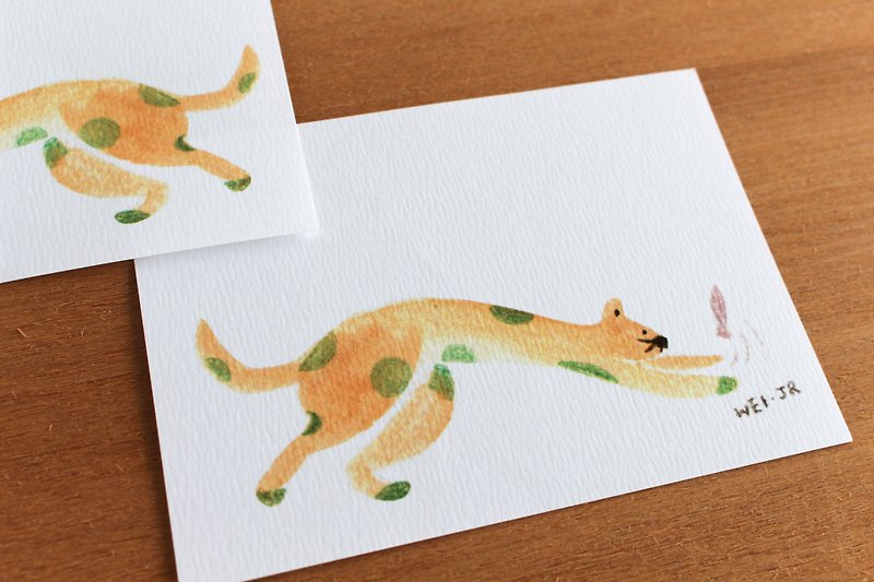 Meow daily play with mice - Cards & Postcards - Paper Orange