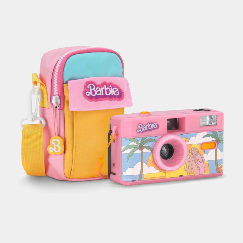 【Polaroid雜貨店】 芭比 Barbie 芭比娃娃 135 底片 傻瓜 相機 - 其他 - 塑膠 粉紅色