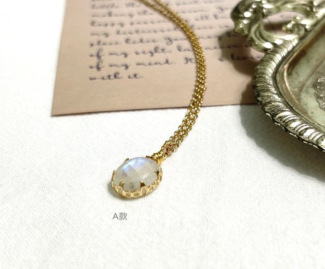 Leah Alexandra Cameo ムーンストーン ネックレス 日本未入荷