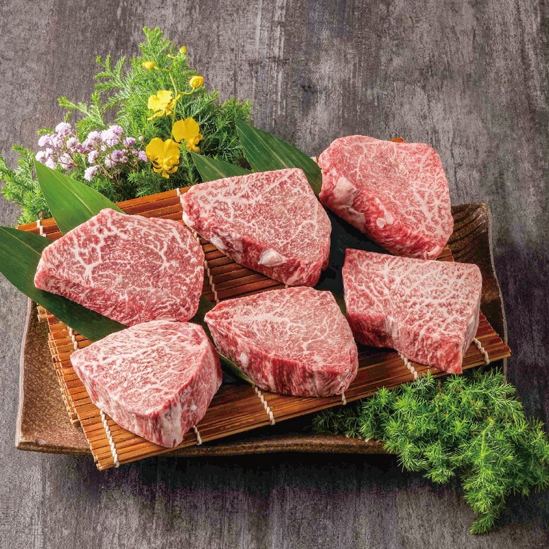 Ganbei Supermarket [Mizo Japanese A5 Wagyu Prime Steak 6-piece Gift Box] Mid-Autumn Barbeque Dinner and Camping - อื่นๆ - อาหารสด 