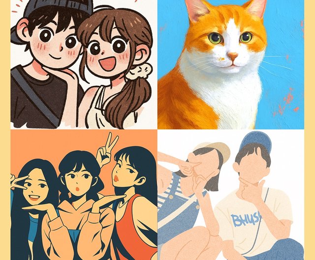 似顔絵イラストオーダーsampleです☆ ✍️sample作品✍️ 大人気アンパンマンコスプレ(⚈ ̍̑⚈ ̍̑