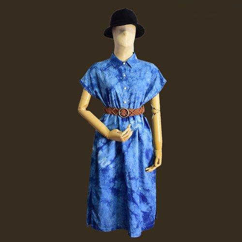 HOMRAK Casual Style Linen Dress Shirt With Over Sleeve - HOMRAK