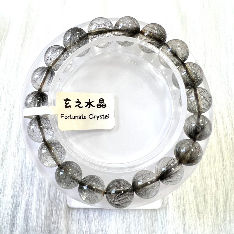 黑銀鈦手串 | 水晶 | 水晶手串 | 水晶手鏈 | 水晶手鍊 - 手鍊/手環 - 水晶 銀色