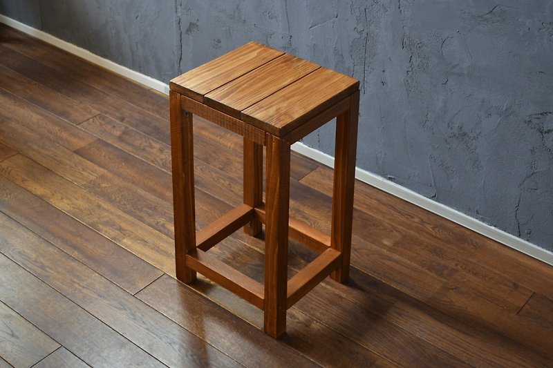 0310 Wooden stool/display stand/wood rack/wood chair/teak color - เก้าอี้โซฟา - ไม้ สีนำ้ตาล