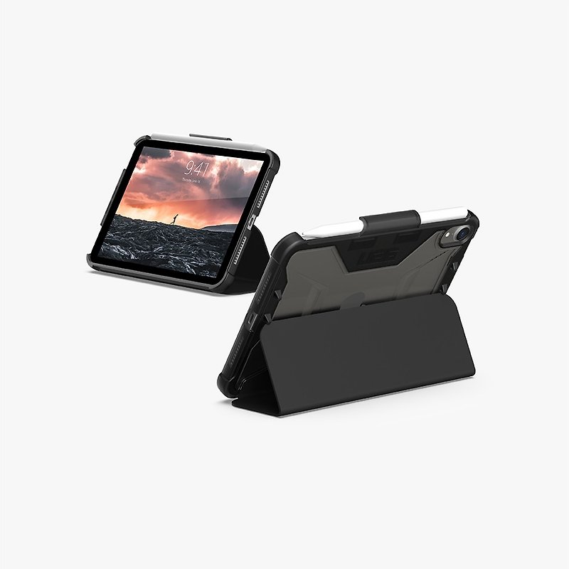 UAG iPad mini (2021) Impact Resistant Full Transparent Protective Case-Black - Tablet & Laptop Cases - Plastic Transparent