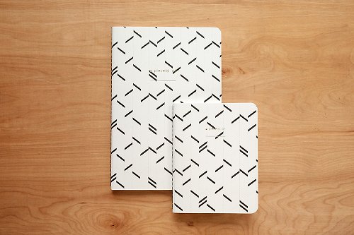 A PIECE(S) OF PAPER Notebook set : Herringbone (set of 2)