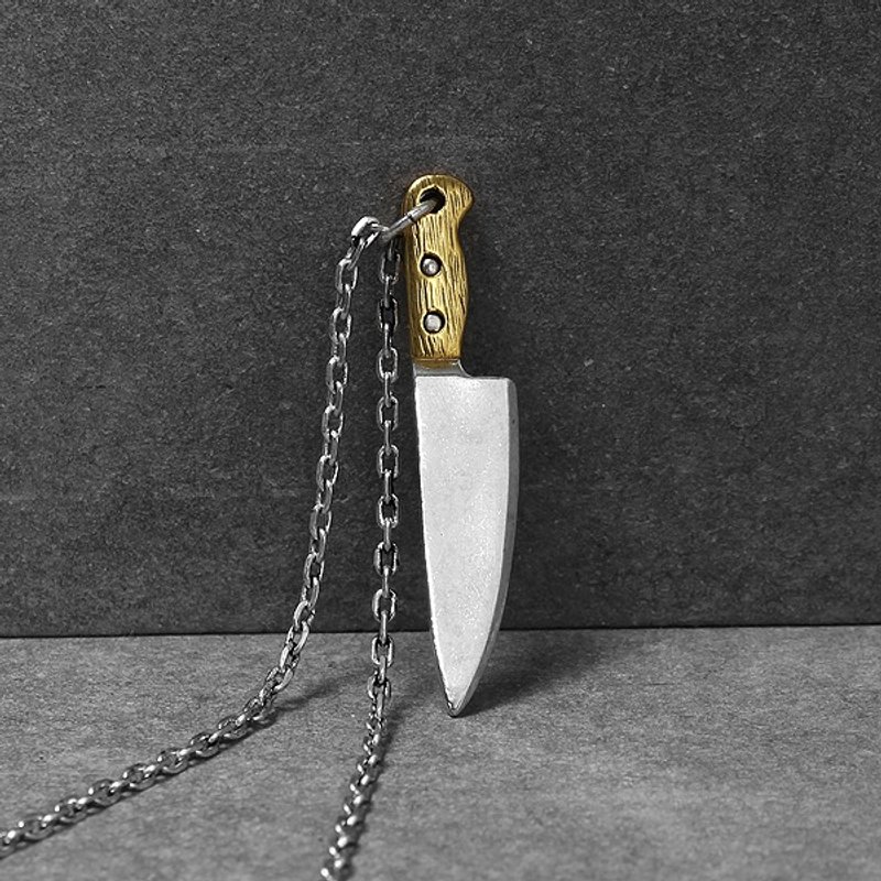 Solo Accessories X Pure Design The Knife Necklace - สร้อยคอ - โลหะ 