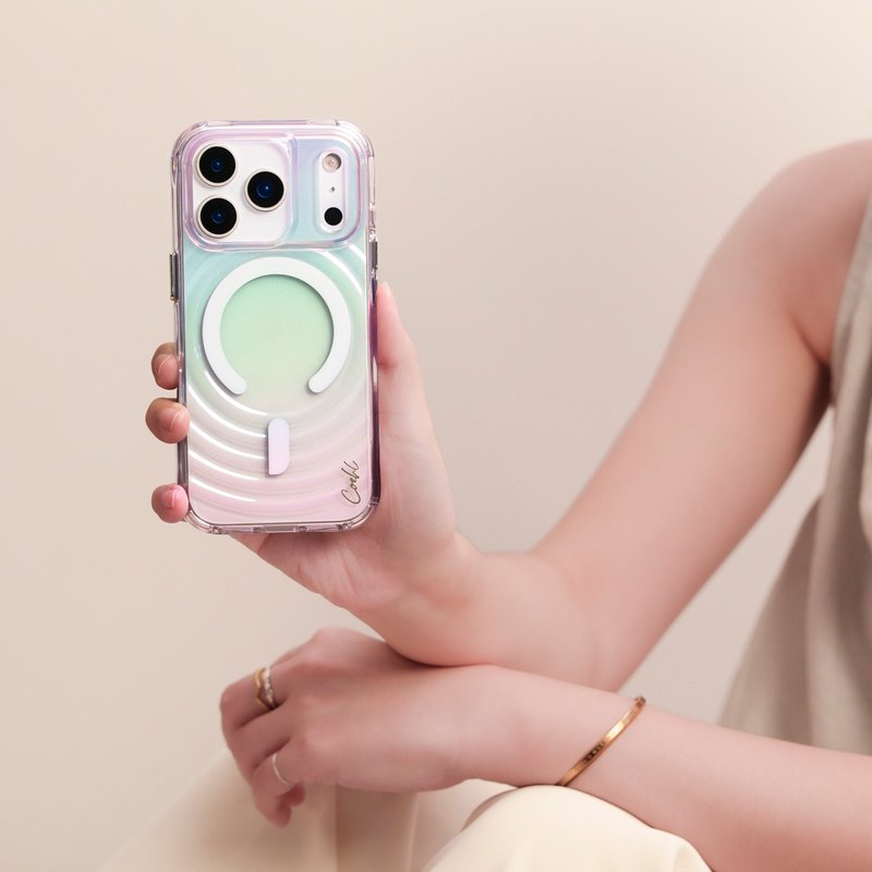 UNIQ  iPhone 17系列 Coehl Vela 水波紋磁吸保護殼-炫彩 - 手機殼/手機套 - 其他材質 多色