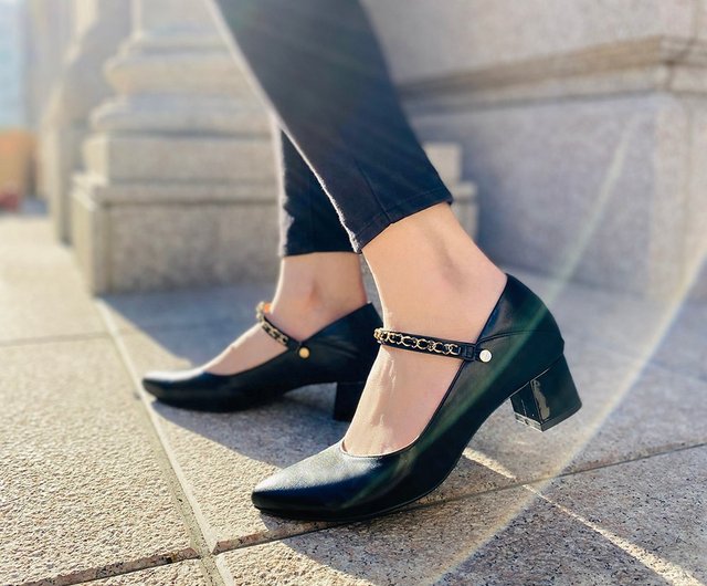 Pointed toe mary jane heels sale