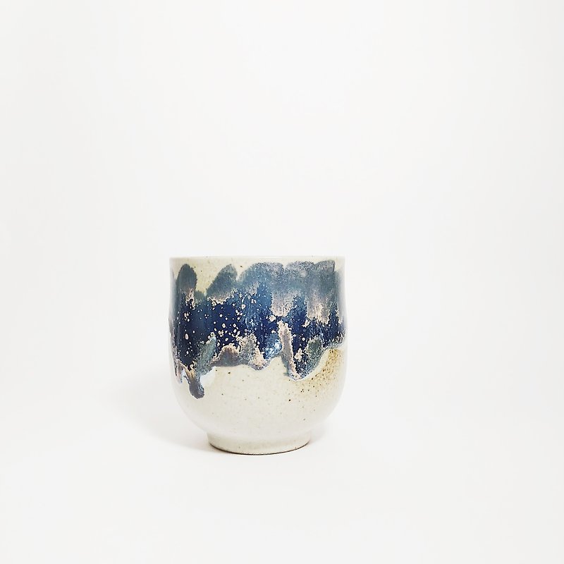 窯變釉手作陶瓷茶杯－冰雪紫 - 茶壺/茶杯/茶具 - 陶 紫色