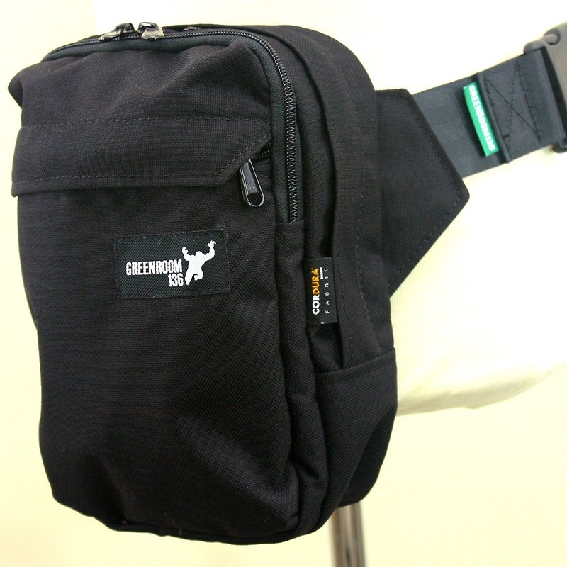 Greenroom136 - Sidekeep - Waist Pouch - Black - 後背包/書包 - 其他材質 黑色