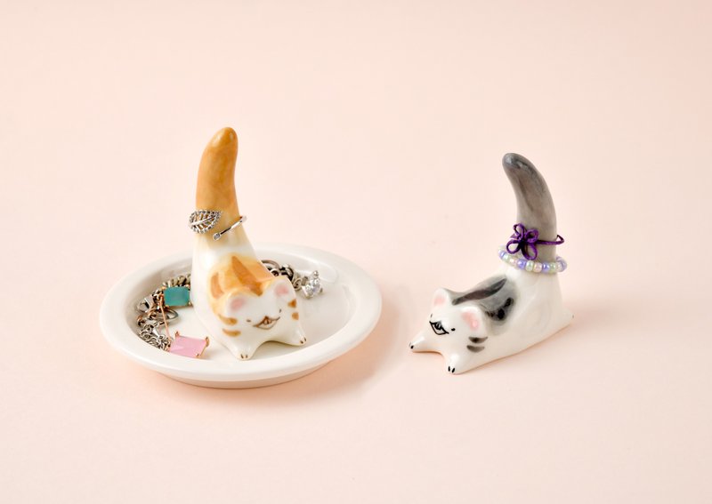 ZZick リングホルダー - リング、ジュエリー収納、ジュエリーディスプレイ、オーナメント - その他 - 陶器 