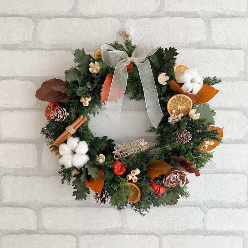 Immortal Christmas wreath / Christmas wreath Christmas gift Christmas decoration Christmas limited - Dried Flowers & Bouquets - Plants & Flowers 