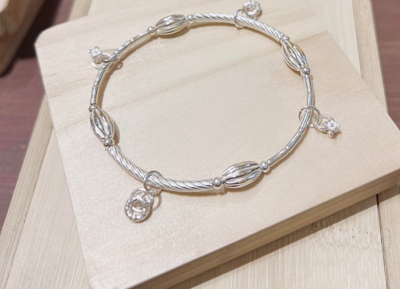 Handcrafted Sterling Silver Custom Bracelet: Create Your Exclusive Energy Bracelet - งานโลหะ/เครื่องประดับ - เงินแท้ 