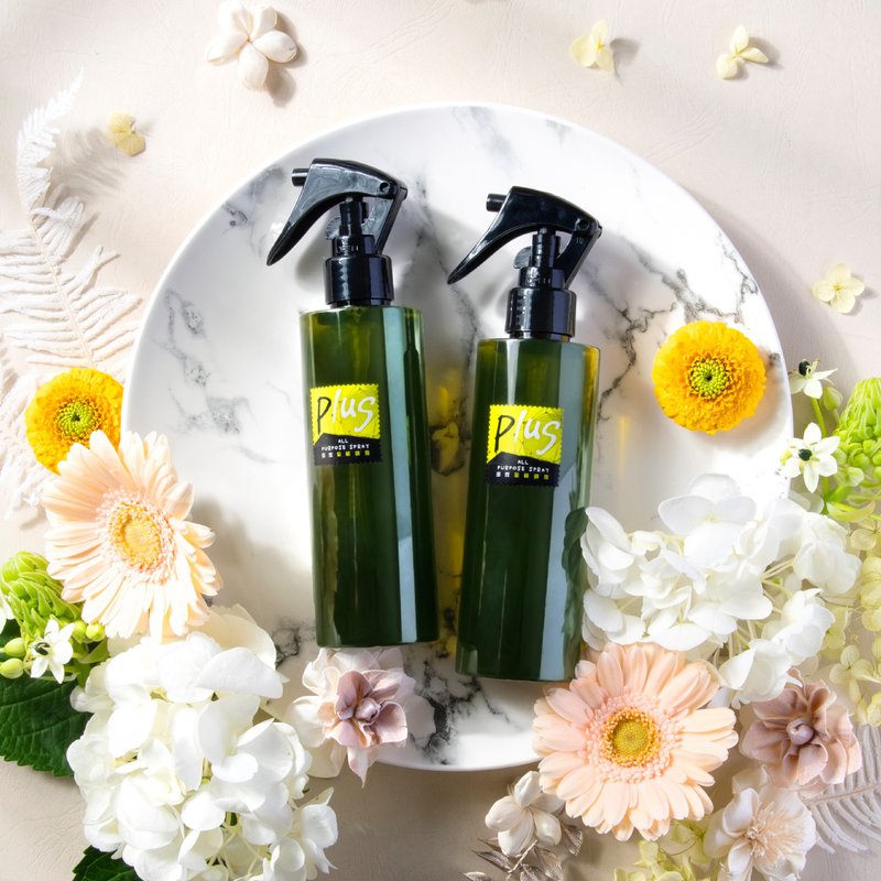PLUS多效全能噴霧兩入組環保包裝加儀式感餐具組 - 蚊香/防蚊用品 - 塑膠 咖啡色