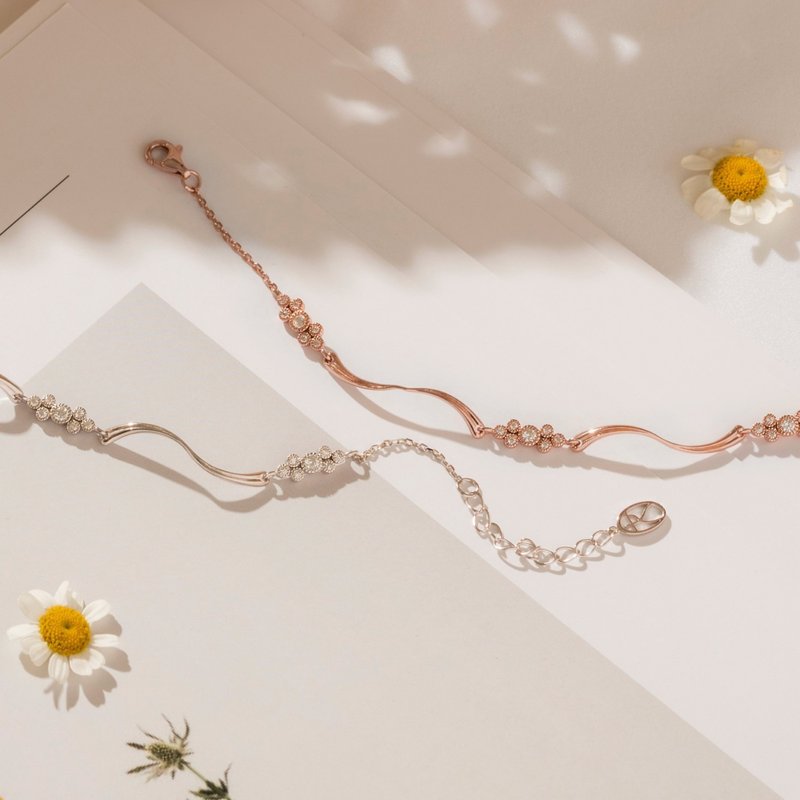 雛光 純銀手鍊 輕珠寶款 - 手鍊/手環 - 純銀 