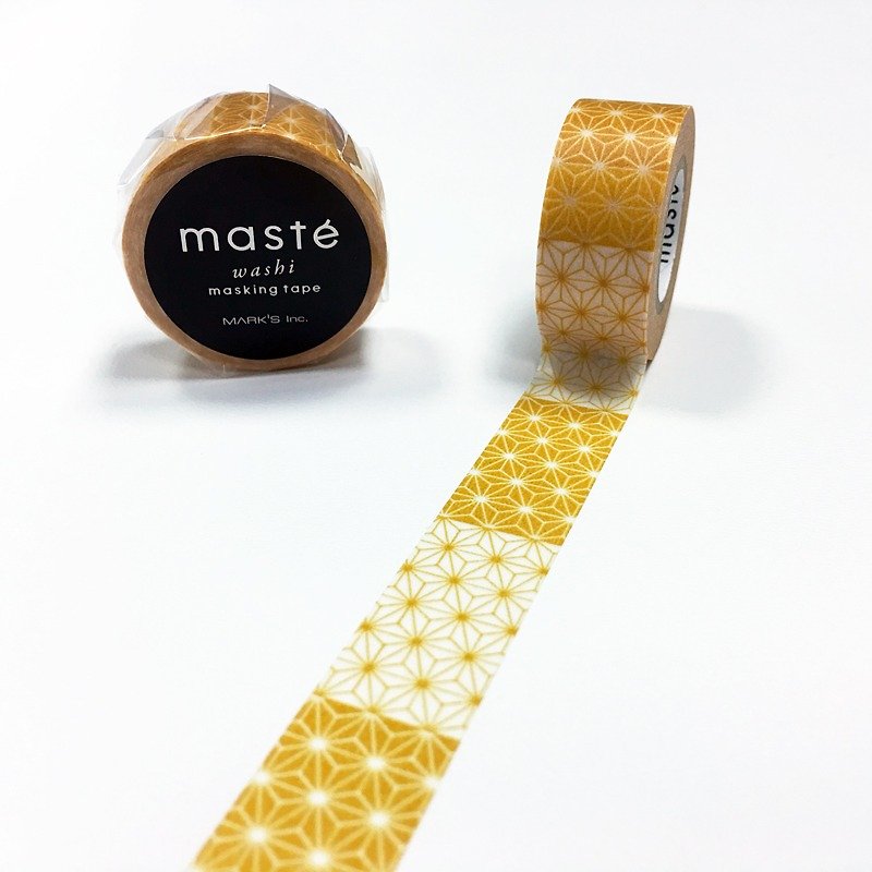 maste and paper tape Overseas Limited -Multi wind [cannabina - Yellow (MST-MKT203-YE)] - Washi Tape - Paper Yellow