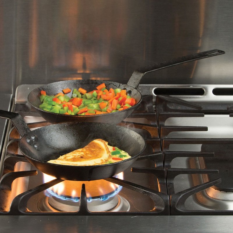 American LODGE American made high carbon steel frying pan-20cm - Pots & Pans - Other Metals Black