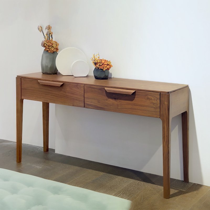 【D3ログハウス家具】イワン北米ウォールナットポーチテーブル収納テーブル - その他の家具 - 木製 