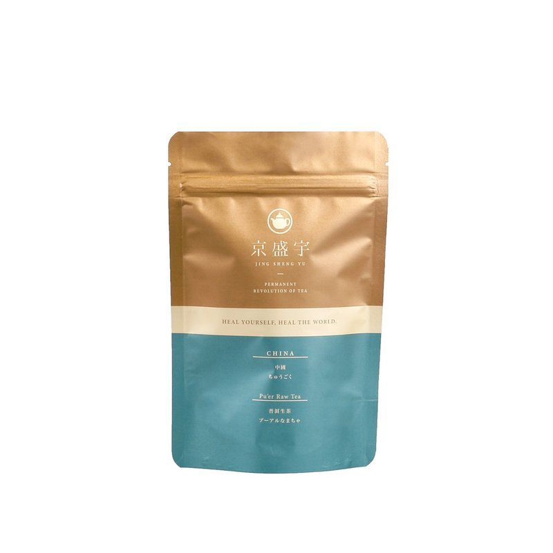 京盛宇【茶包】光之茶-中國普洱生茶-原葉袋茶12入 - 茶葉/茶包/水果茶 - 新鮮食材 金色