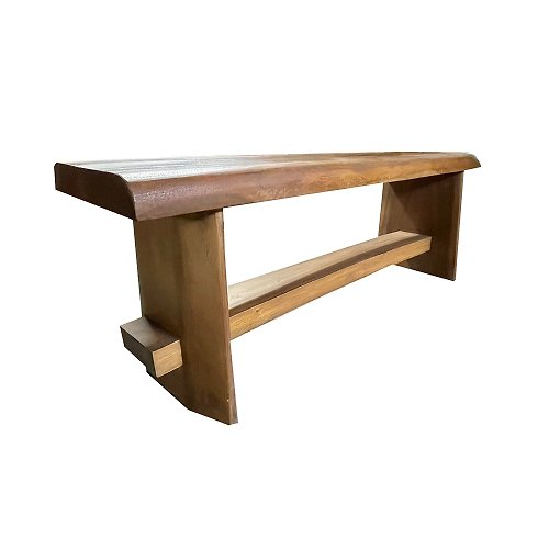 吉迪市 JatiLiving 【吉迪市100%原木家具】SN016B 原木長板凳 餐椅 椅凳 椅子 板凳