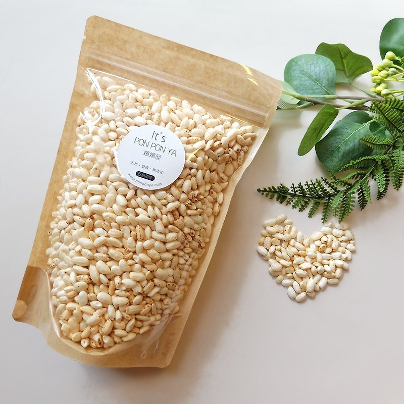 [No seasoning popcorn] white rice and brown rice popcorn snacks without additives - Snacks - Fresh Ingredients 