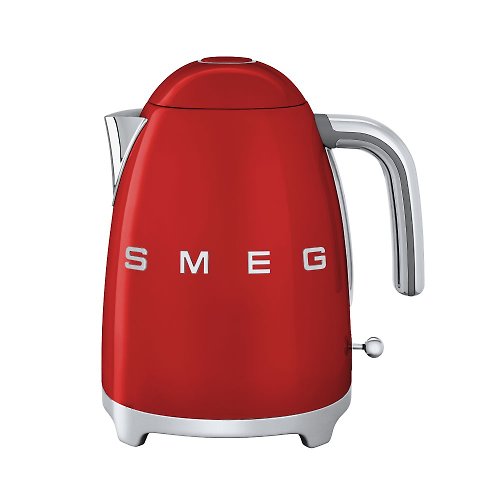 SMEG 義大利美學家電 【SMEG】義大利大容量1.7L電熱水壺-魅惑紅