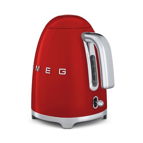 smeg red tea kettle