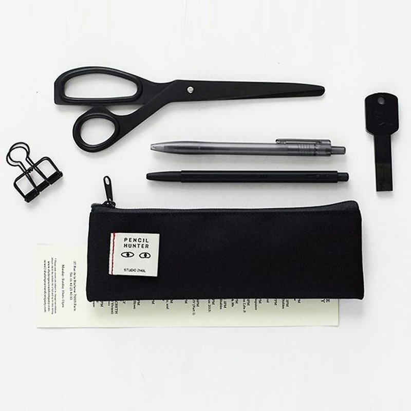 2NUL - Pencil Hunter Universal Storage Pencil Case - Black, TNL84529 - กล่องดินสอ/ถุงดินสอ - พลาสติก สีดำ