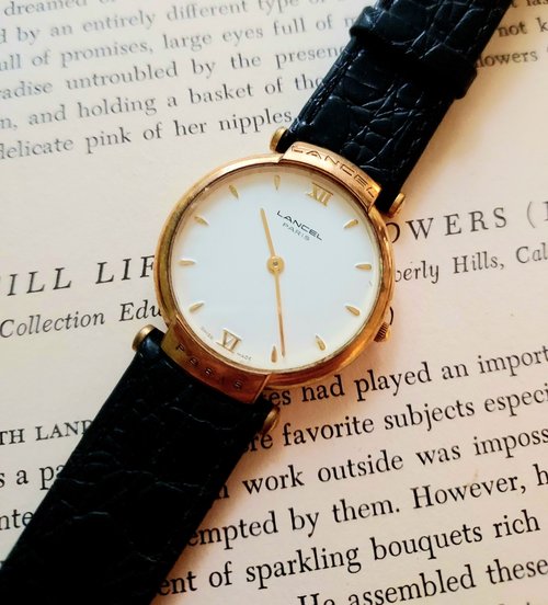 昨日好物 • yesterday nicethings 1970's 老法國 Lancel Paris 男用古董石英錶