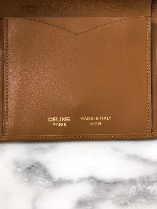 日本直送 名牌中古包 】CELINE セリーヌ マカダム 財布 ベージュ