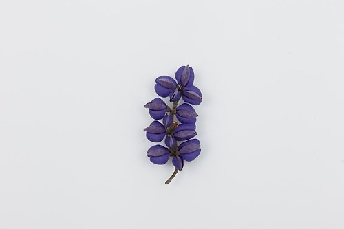 初朵 紫藤 復古 胸針 胸花 植物 手作 布藝 棉麻 設計