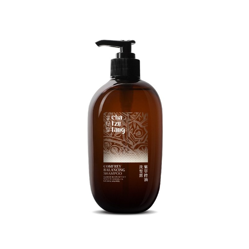 Tea Seed Church Comfrey Oil Control Shampoo 500mL [suitable for oily, oily scalp] - Shampoos - Plants & Flowers 