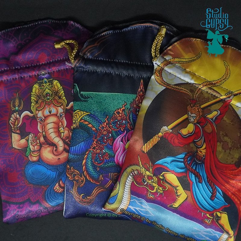New product!!! Cloth of tarot cards, oracle cards, genuine, good quality - Drawstring Bags - Other Materials 