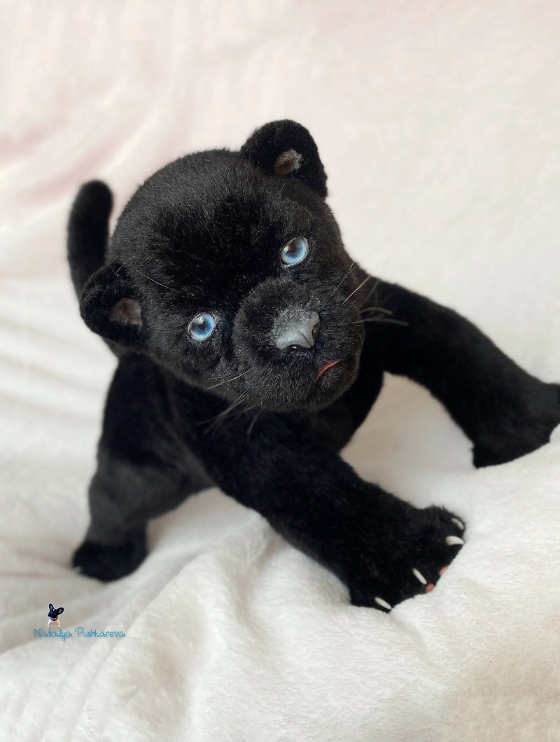 black jaguar, realistic toy